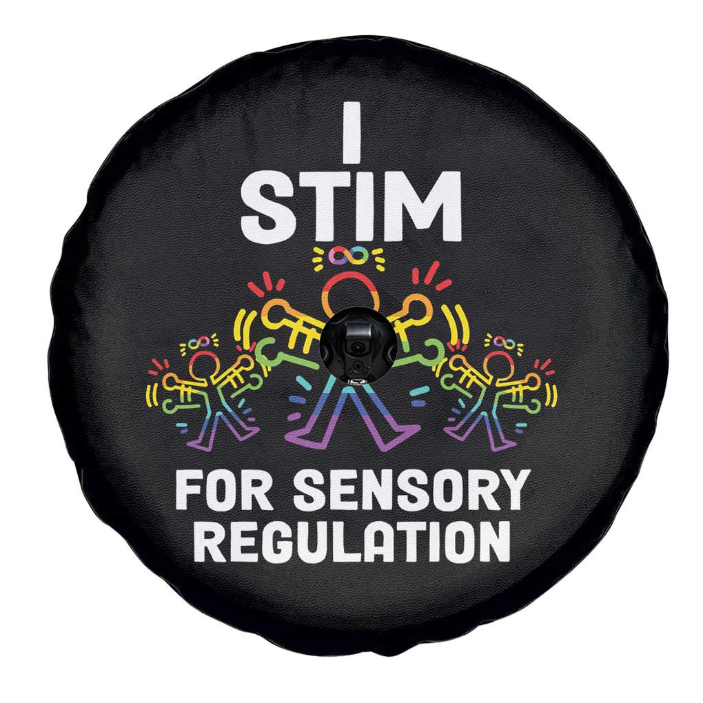 Autism Awareness Spare Tire Cover I Stim For Sensory Regulation TS09 Print Your Wear