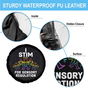 Autism Awareness Spare Tire Cover I Stim For Sensory Regulation TS09 Print Your Wear