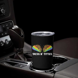 Tacos Lover LGBT Pride Tumbler Cup Tacos N' Titties Gay Rainbow Proud TS09 Print Your Wear