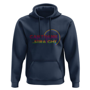 LGBT Pride Hoodie Can't Think Straight Rainbow Gay Lesbian TS09 Navy Print Your Wear