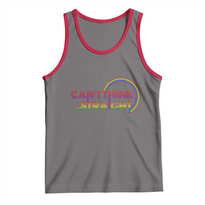 LGBT Pride Tank Top Can't Think Straight Rainbow Gay Lesbian TS09 Deep Heather Red Print Your Wear