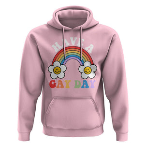 Funny LGBT Pride Hoodie Have A Gay Day Rainbow TS09 Light Pink Print Your Wear