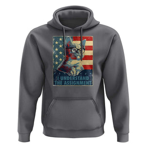 Harris Supporter Hoodie I Understand The Assignment Kamala Childless Cat Ladies TS09 Charcoal Print Your Wear