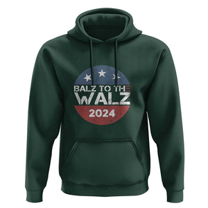 Tim Walz 2024 Hoodie Balz To The Walz Kamala Support TS09 Dark Forest Green Print Your Wear