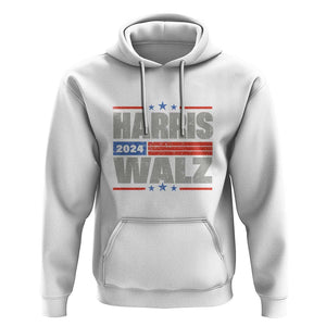 Harris Waltz 2024 Hoodie Kamala Support US President Election TS09 White Print Your Wear