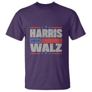 Harris Waltz 2024 T Shirt Kamala Support US President Election TS09 Purple Print Your Wear