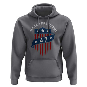 Harris Supporter Hoodie Madam President 47 Kamala 2024 TS09 Charcoal Print Your Wear