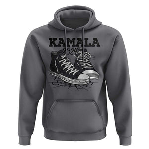 Harris Supporter Hoodie Wear Shoes Ladies There's Glass Everywhere Kamala 2024 TS09 Charcoal Print Your Wear