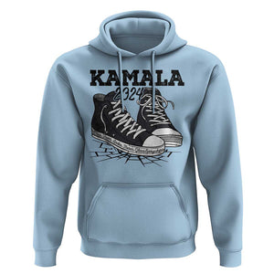 Harris Supporter Hoodie Wear Shoes Ladies There's Glass Everywhere Kamala 2024 TS09 Light Blue Print Your Wear
