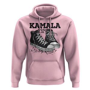 Harris Supporter Hoodie Wear Shoes Ladies There's Glass Everywhere Kamala 2024 TS09 Light Pink Print Your Wear