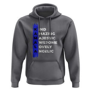 Harris Supporter Hoodie Kamala 2024 Kind Amazing Majestic Vote For Blue TS09 Charcoal Print Your Wear