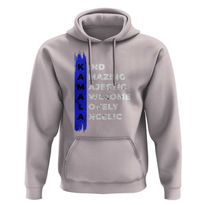 Harris Supporter Hoodie Kamala 2024 Kind Amazing Majestic Vote For Blue TS09 Ice Gray Print Your Wear