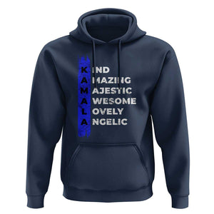Harris Supporter Hoodie Kamala 2024 Kind Amazing Majestic Vote For Blue TS09 Navy Print Your Wear