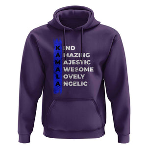 Harris Supporter Hoodie Kamala 2024 Kind Amazing Majestic Vote For Blue TS09 Purple Print Your Wear