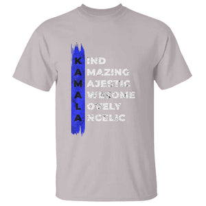 Harris Supporter T Shirt Kamala 2024 Kind Amazing Majestic Vote For Blue TS09 Ice Gray Print Your Wear