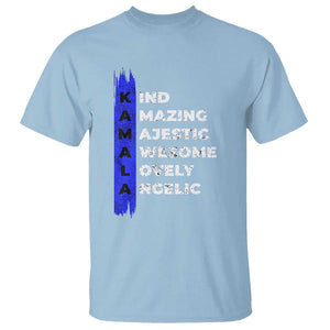 Harris Supporter T Shirt Kamala 2024 Kind Amazing Majestic Vote For Blue TS09 Light Blue Print Your Wear