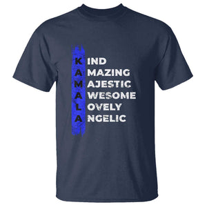 Harris Supporter T Shirt Kamala 2024 Kind Amazing Majestic Vote For Blue TS09 Navy Print Your Wear