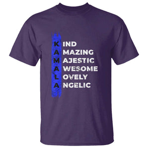 Harris Supporter T Shirt Kamala 2024 Kind Amazing Majestic Vote For Blue TS09 Purple Print Your Wear