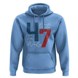 Harris Walz 2024 Hoodie Kamala Support America President 47 TS09 Carolina Print Your Wear