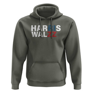Funny Rizz Harris Walz Hoodie Kamala Support US President Election 2024 TS09 Military Green Print Your Wear