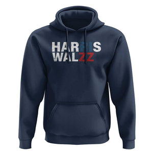 Funny Rizz Harris Walz Hoodie Kamala Support US President Election 2024 TS09 Navy Print Your Wear