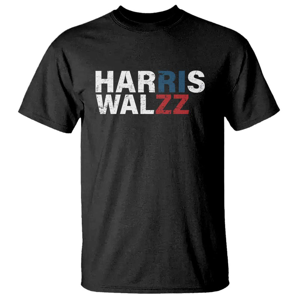 Funny Rizz Harris Walz T Shirt Kamala Support US President Election 2024 TS09 Black Print Your Wear