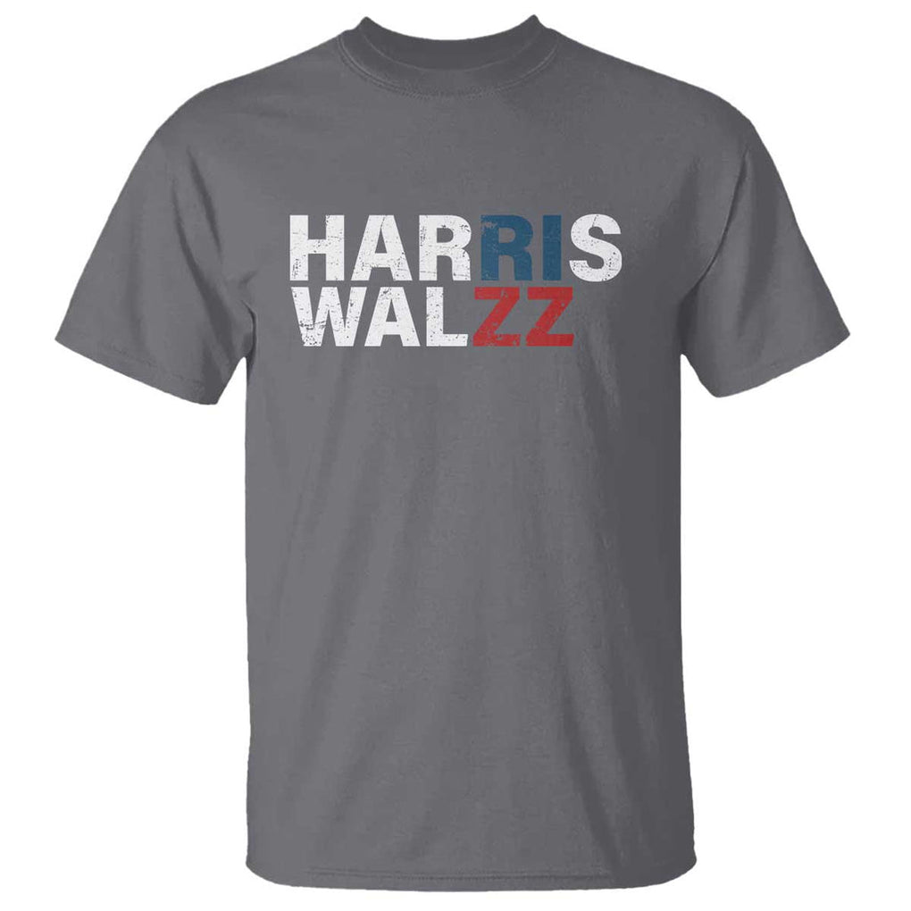 Funny Rizz Harris Walz T Shirt Kamala Support US President Election 2024 TS09 Charcoal Print Your Wear