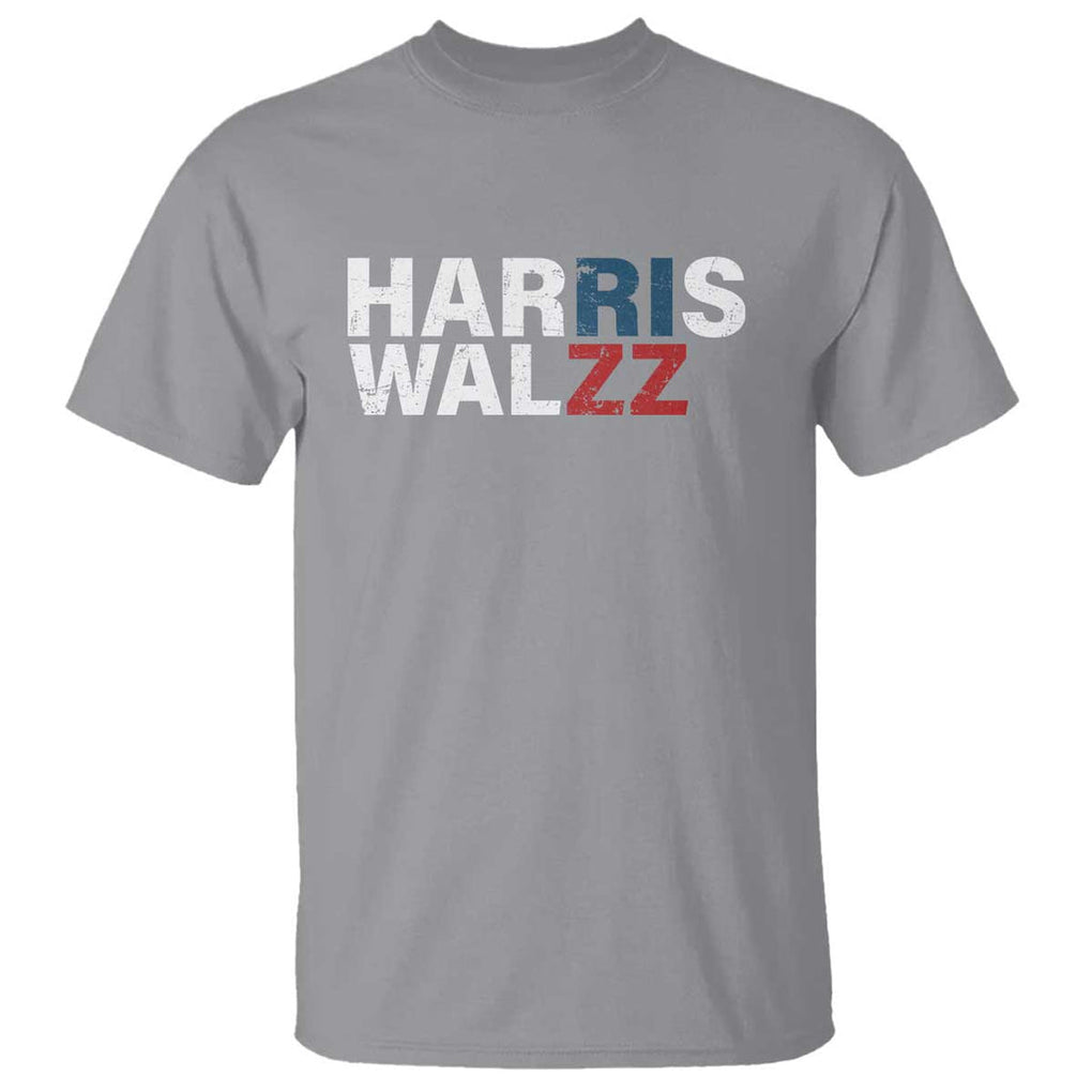 Funny Rizz Harris Walz T Shirt Kamala Support US President Election 2024 TS09 Sport Gray Print Your Wear