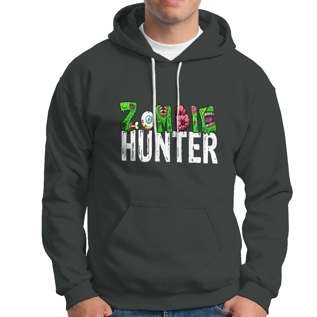 Zombie Hunter Eye Brain Hunting Halloween Costume Hoodie TS09 Printyourwear
