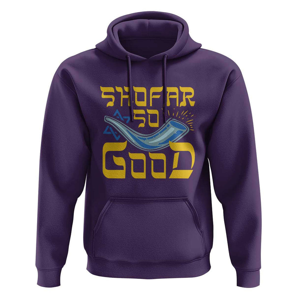 Rosh Hashanah Jewish Hoodie Funny Shofar So Good TS09 Purple Print Your Wear