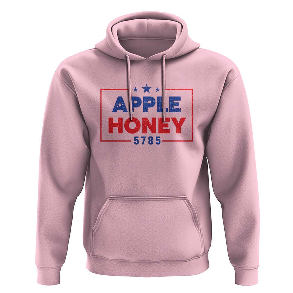 Rosh Hashanah Jewish Hoodie Apple Honey 5785 New Year Holiday 2024 TS09 Light Pink Print Your Wear