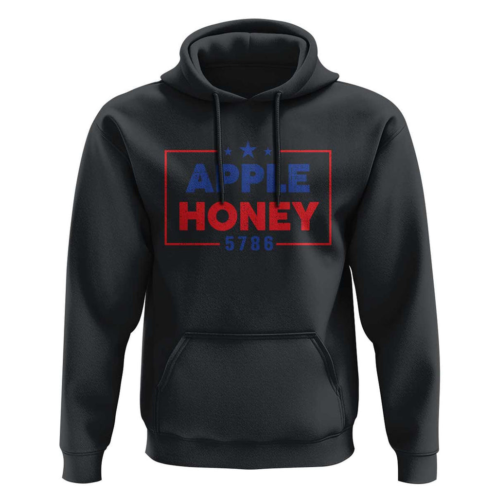 Rosh Hashanah Jewish Hoodie Apple Honey 5786 New Year Holiday 2025 TS09 Black Print Your Wear
