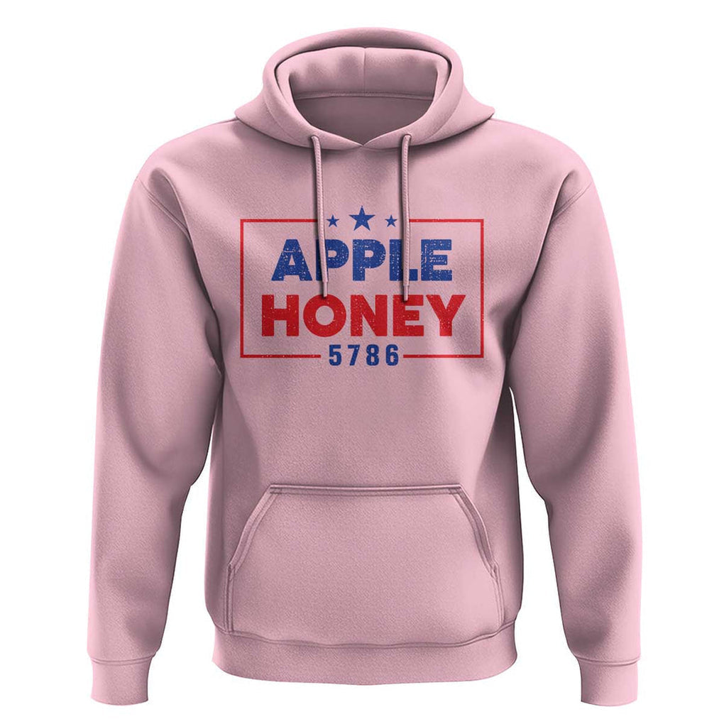 Rosh Hashanah Jewish Hoodie Apple Honey 5786 New Year Holiday 2025 TS09 Light Pink Print Your Wear