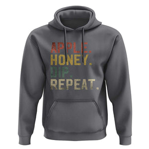 Rosh Hashanah Jewish Hoodie Apple Honey Dip Repeat TS09 Charcoal Print Your Wear