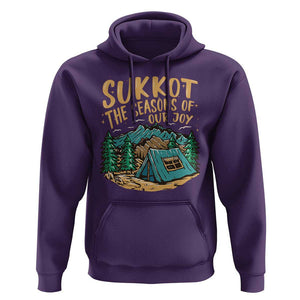 Sukkot Hoodie The Season Of Our Joy Jewish Holiday TS09 Purple Print Your Wear