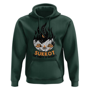 Sukkot Hoodie The Party is Intents Jewish Holiday TS09 Dark Forest Green Print Your Wear
