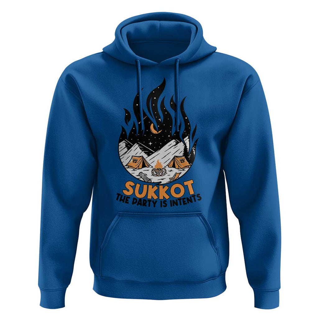Sukkot Hoodie The Party is Intents Jewish Holiday TS09 Royal Blue Print Your Wear