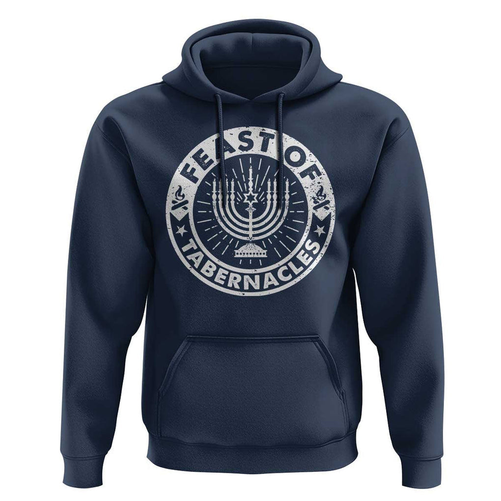 Sukkot Hoodie Feast of Tabernacles Jewish Holiday TS09 Navy Print Your Wear