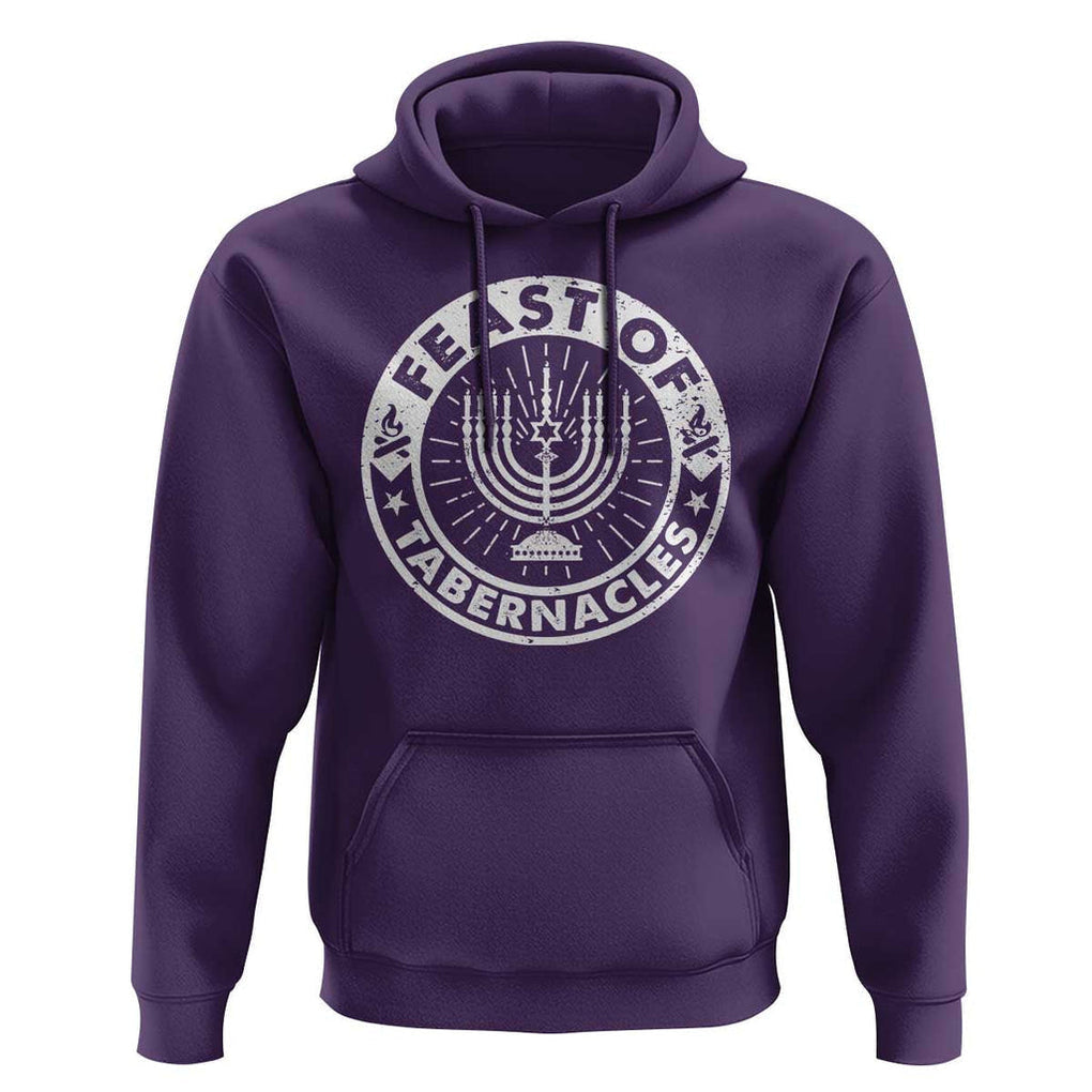 Sukkot Hoodie Feast of Tabernacles Jewish Holiday TS09 Purple Print Your Wear