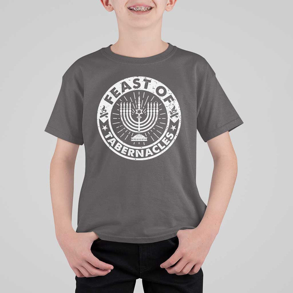Sukkot T Shirt For Kid Feast of Tabernacles Jewish Holiday TS09 Dark Chocolate Print Your Wear