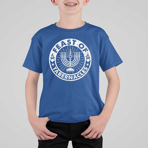 Sukkot T Shirt For Kid Feast of Tabernacles Jewish Holiday TS09 Royal Blue Print Your Wear