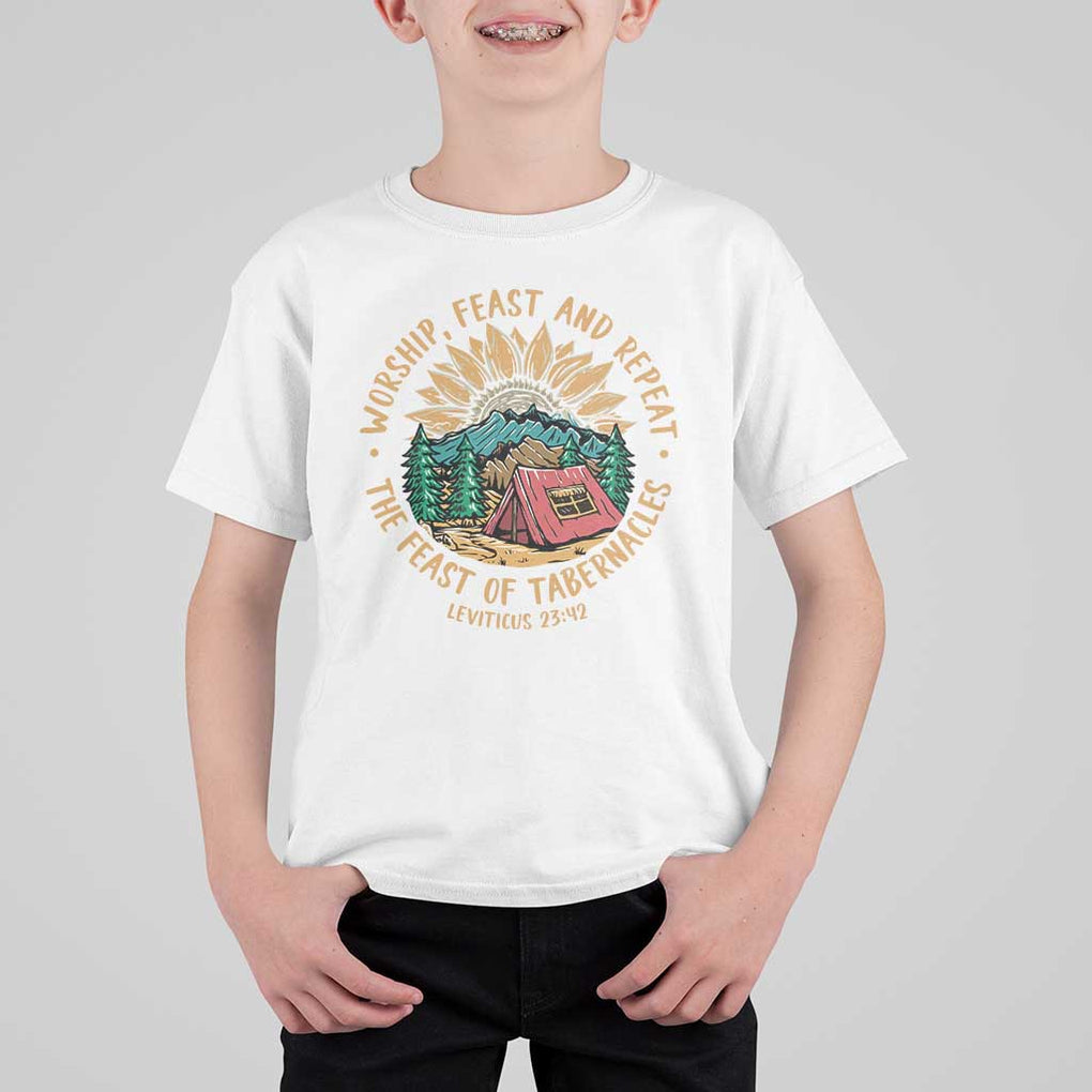 Sukkot T Shirt For Kid The Feast of Tabernacles Jewish Holiday TS09 White Print Your Wear
