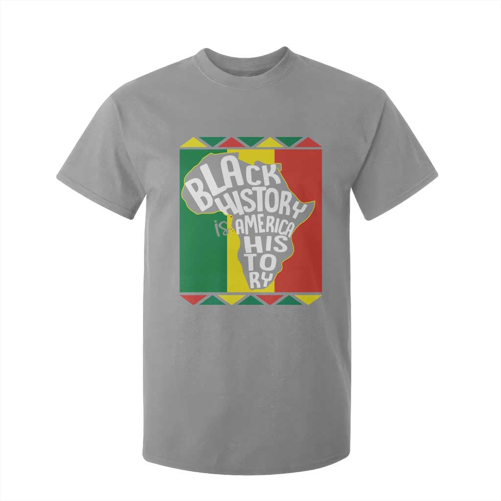 African American Pride T Shirt For Kid Black History Is American History TS09 Sport Gray Print Your Wear