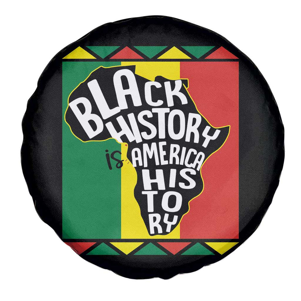Black History Is American History Patriotic African American Spare Tire Cover TS09 Print Your Wear