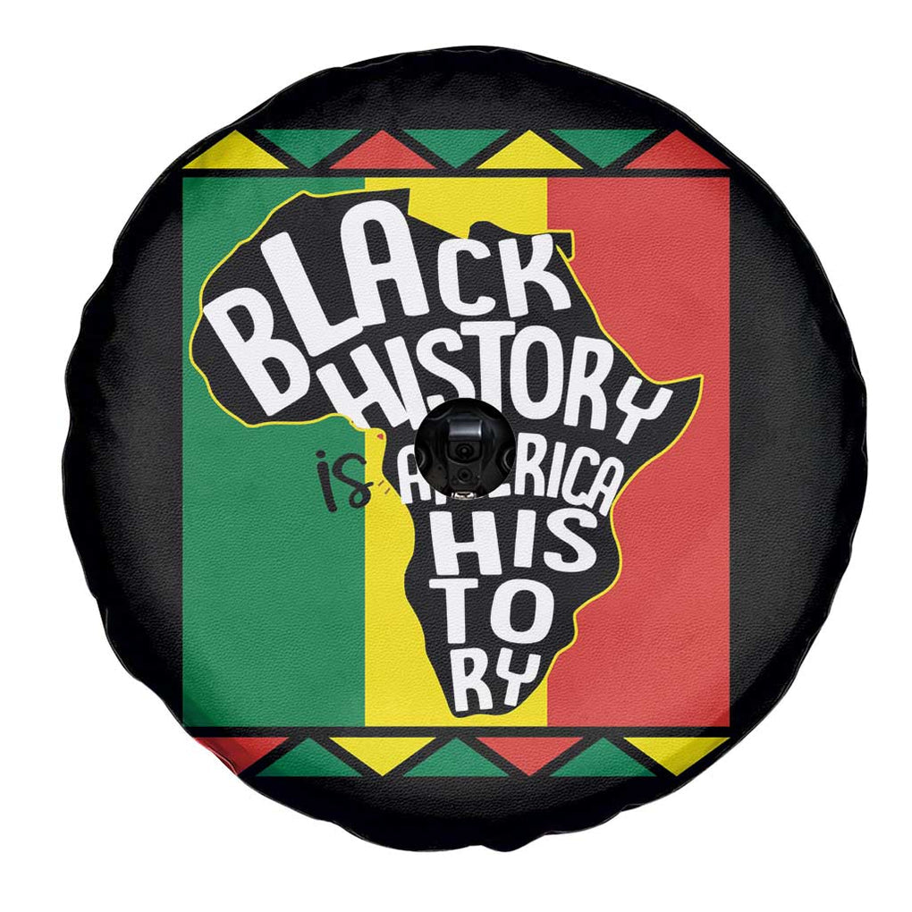 Black History Is American History Patriotic African American Spare Tire Cover TS09 Print Your Wear