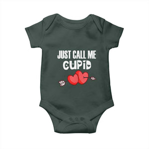 Valentine's Day Baby Onesie Just Call Me Cupid Retro Arrow Heart TS09 Print Your Wear