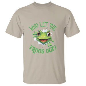 Passover T Shirt Who Let The Frogs Out Funny Jewish TS09 Sand Printyourwear