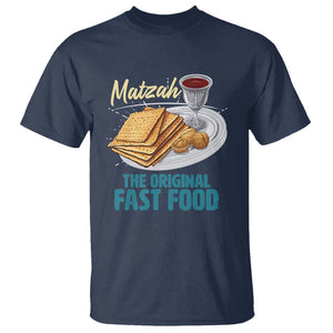 Passover Matzah The Original Fast Food T Shirt TS09 Navy Printyourwear
