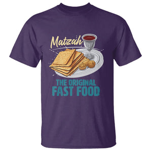Passover Matzah The Original Fast Food T Shirt TS09 Purple Printyourwear