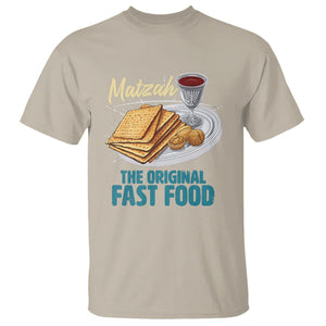 Passover Matzah The Original Fast Food T Shirt TS09 Sand Printyourwear